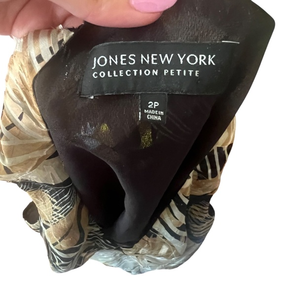 Y2K Silk-Blend Abstract Tank 2P - Picture 3 of 6